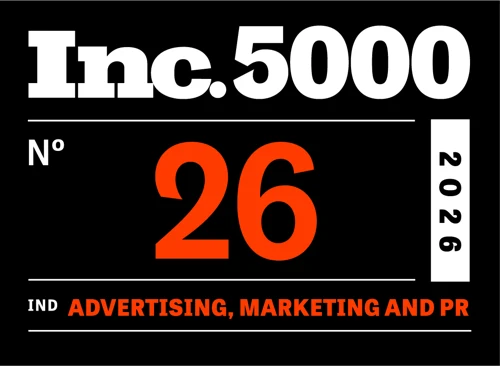 Inc. 5000 2026, No. 26 in Advertising, Marketing and PR